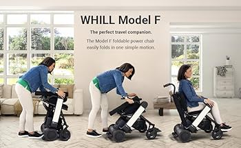 WHILL Model F (白) Folding Electric Wheelchair | WHILL Model F
