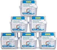 Vista 1 de HUMYDRY® - Paquete de 6 dispositivos deshumidificadores prémium con 6 repuestos de absorción de humedad - 15.9 oz - Sin fragancia - Ideal