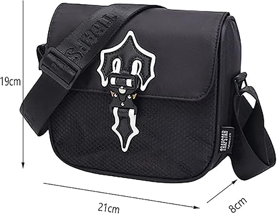 Shoulder Bag Trapstar Bag Fashion Shoulder Bag Leisure Chest Bag Belt Bag Office Small Backpack Hip Hop Crossbody Bag Black + Blue Color: Gray