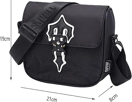 Shoulder Bag Trapstar Bag Fashion Shoulder Bag Leisure Chest Bag Belt Bag Office Small Backpack Hip Hop Crossbody Bag Black + Blue Color: Gray