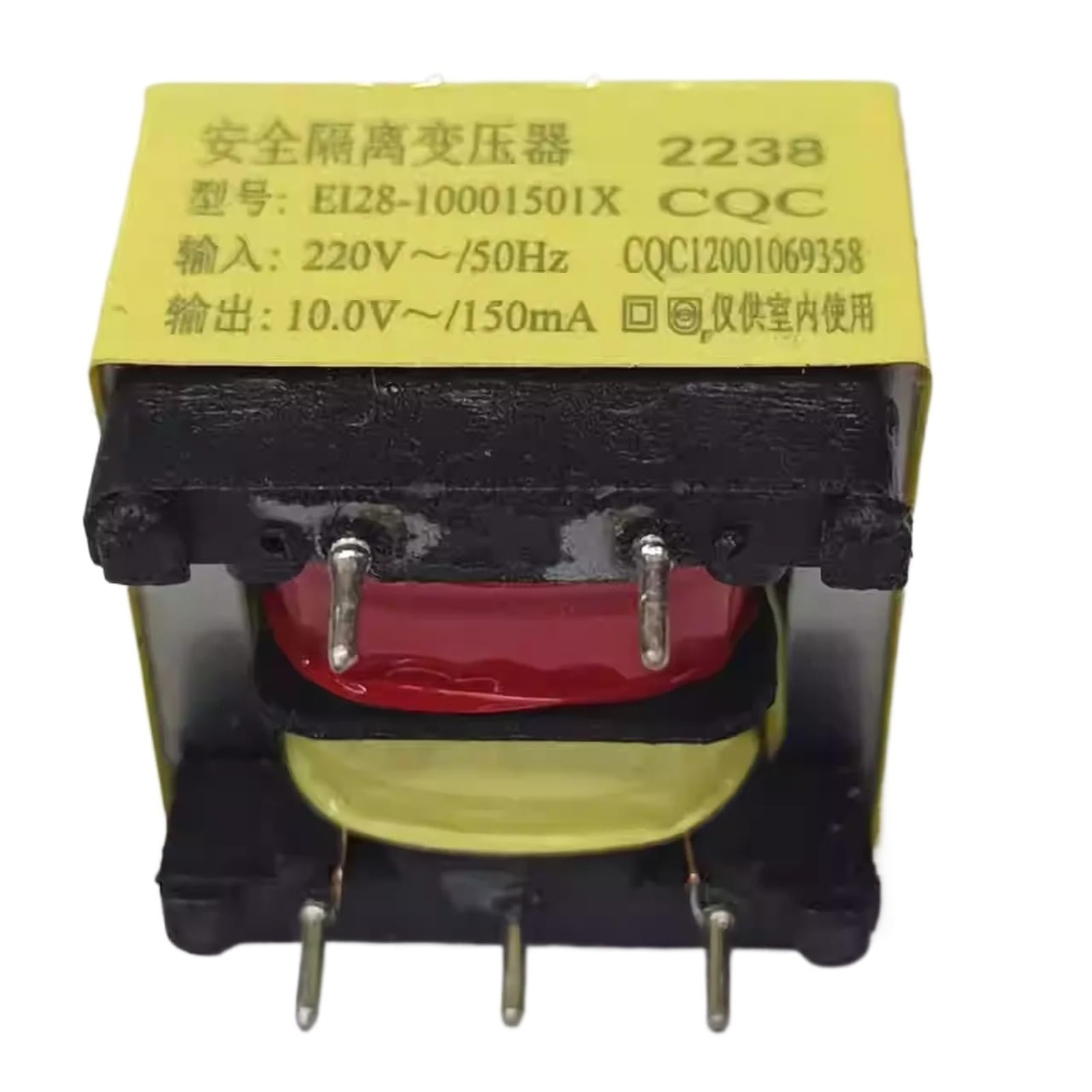 1 Uds transformador de aislamiento EI28-10001501X 220V/10V/150mA