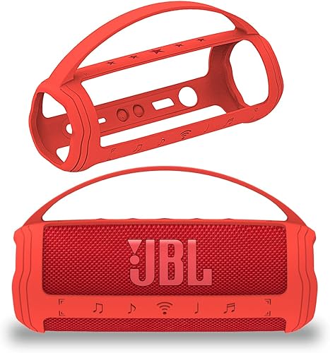 Miniatura 24 de JCHPINE Funda de silicona para altavoz Bluetooth portátil JBL Flip 6, soporte de transporte protector para accesorios de altavoces JBL Flip 6