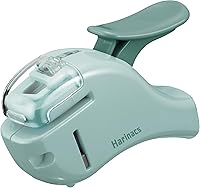 Vista 12 de Kokuyo, Grapadora sin grapas, Harinacs Compact Alpha portátil sin agujeros, hasta 5 hojas sin encuadernación con grapas, color rosa, importado