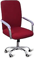 Vista 12 de YOPOIY Funda impermeable para silla de computadora, funda elástica para silla de oficina con funda para reposabrazos gratis, extraíble y lavable