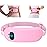 Portable Heating Pad for Cramps FSA, HSA Cordless Electric Period Fast Heat Pad for Back Pain Relief Menstrual Belt 6 Heat 6 Massage Gifts for Women Girl Her Girlfriend Christmas Stocking Stuffer Pink