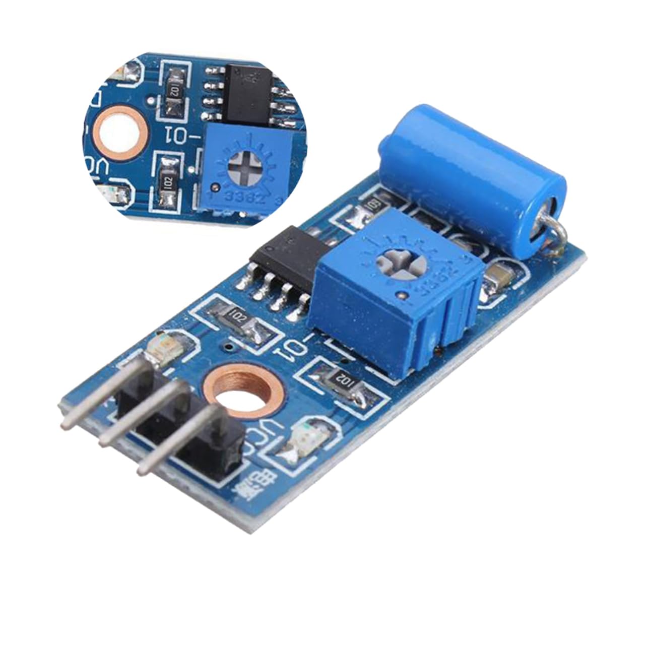 KICHOUSE Alarm Sensor Module for Sw420 Vibration Module High Driving Ability Clean Signal Waveform
