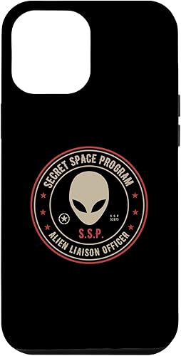 iPhone 12 Pro Max Secret Space Program / Alien Liaison Officer Insignia Design Case