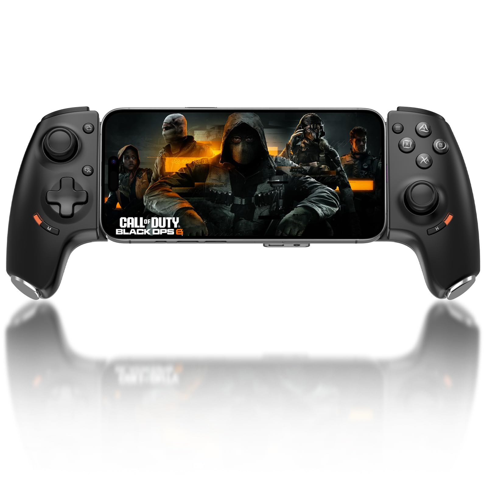 Joso Mobile Gaming Controller (USB-C) - Plug & Play with Hall Effect Joystick/Triggers, 2 Back Buttons/3.5mm Audio Jack, for Cloud/PS/Xbox/PC Remote Play, Universal Phone Gamepad