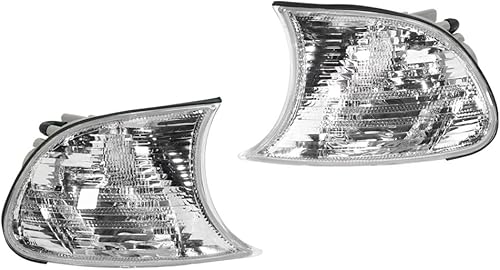 KarParts360 Para BMW 325i 2001 Par de luces de estacionamientoseñal, lado del conductor y del pasajero para BM2520108 BM2521108
