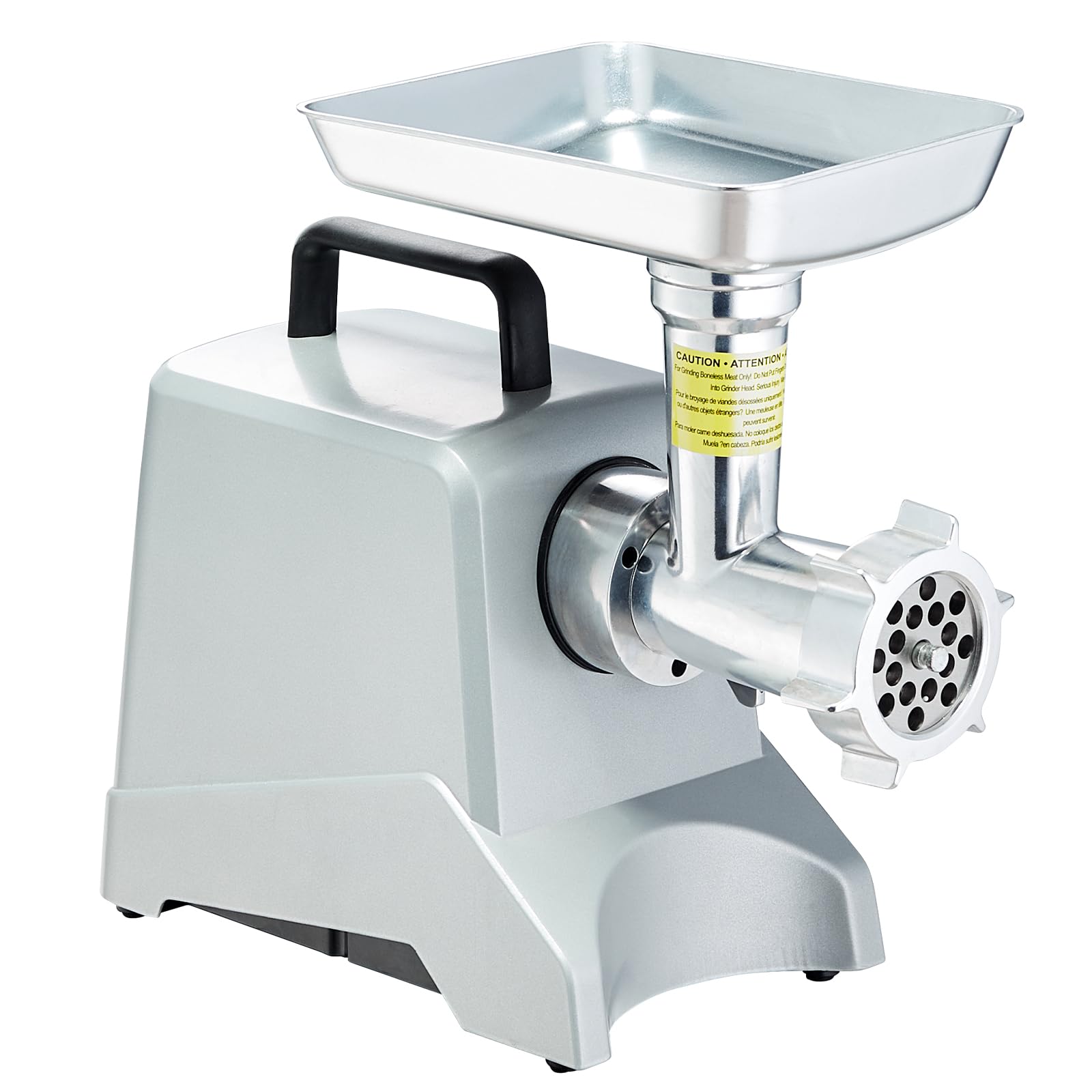 VEVOR Picadora de Carne 575 W Máximo 800 W Picadora Eléctrica Multifunción 2,27 kg/min con Cuchilla Placa de Molienda Picadora de Carne Comercial para Picar Rápidamente Carne Pollo Cebolla Ajo