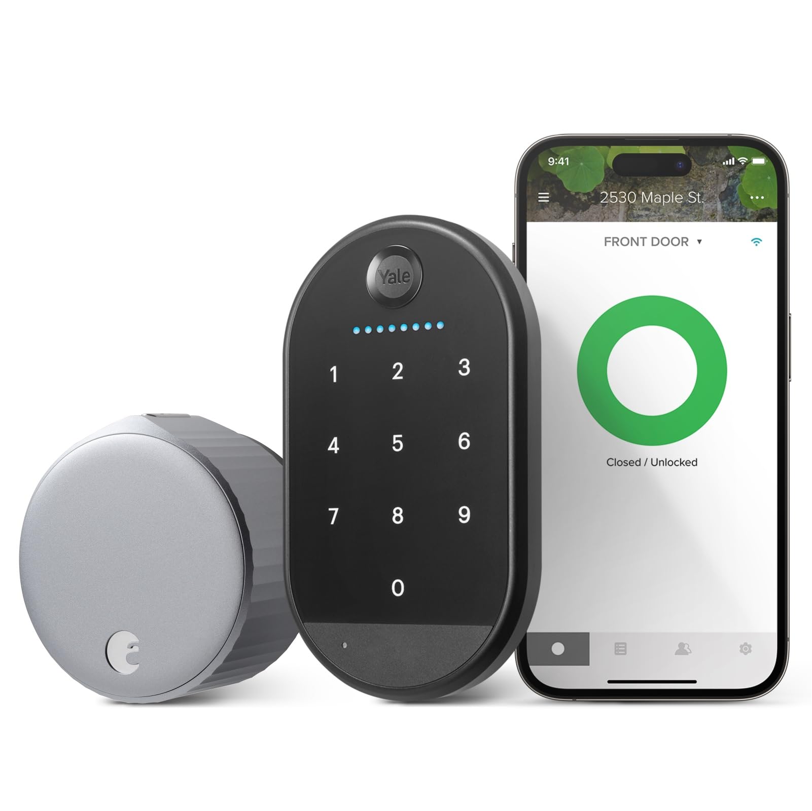 Sponsored Ad - August Wi-Fi Smart Lock with Keypad, Silver