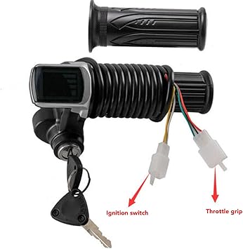 Motor Brushed Speed Controller , Circuit24V 350W Low Failure Rate Throttle Grip with Lock for Razor MX350 Electric Scooter
