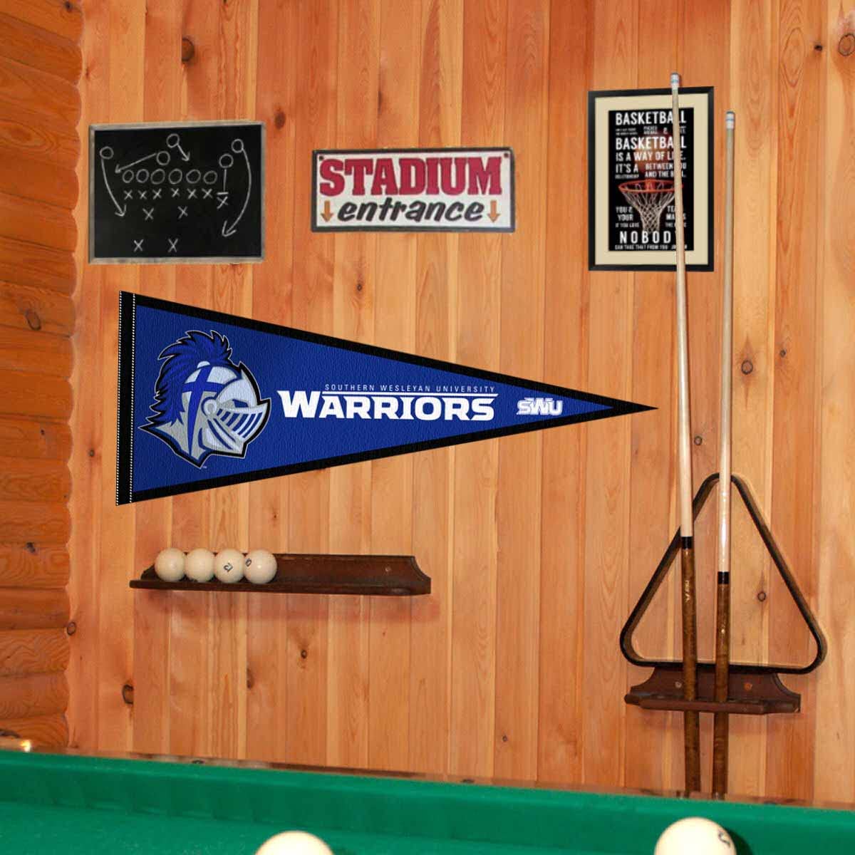 College Flags & Banners Co. Southern Wesleyan Warriors Pennant