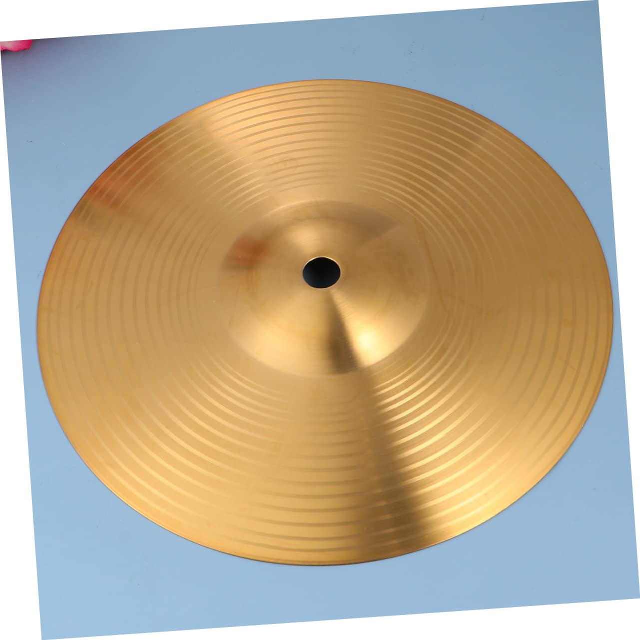 Yardwe 8 Brass Cymbal for Drum Durable Percussion Instrument for Beginners and Professionals High Hardness with Traditional Finish for Versatile Performance