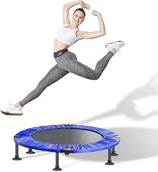 Amazon | トランポリン 室内 大人用 こども用 室内 静音 大型102CM