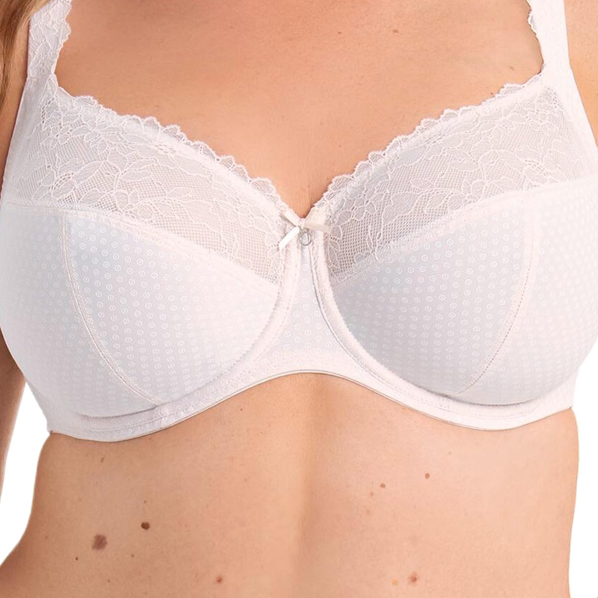 Rosa Faia - Reggiseno da donna Eloise – con pizzo delicato, coppe in quattro pezzi, apertura laterale per una tenuta ottimale, Rosa, 5F