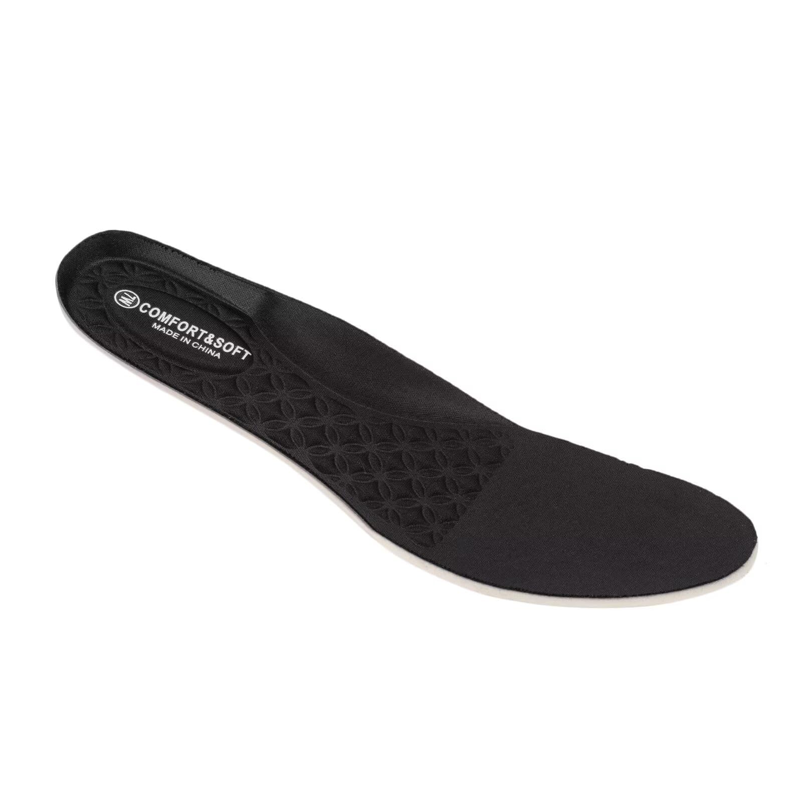 Frank Mully Ballerine larghe da donna, senza lacci, in maglia, comode con punta rotonda