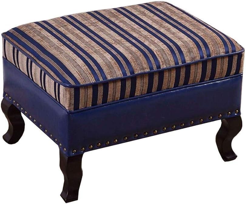 Banc à chaussures en tissu 100 cm n° 6 - Repose-pieds rectangulaire pour salon