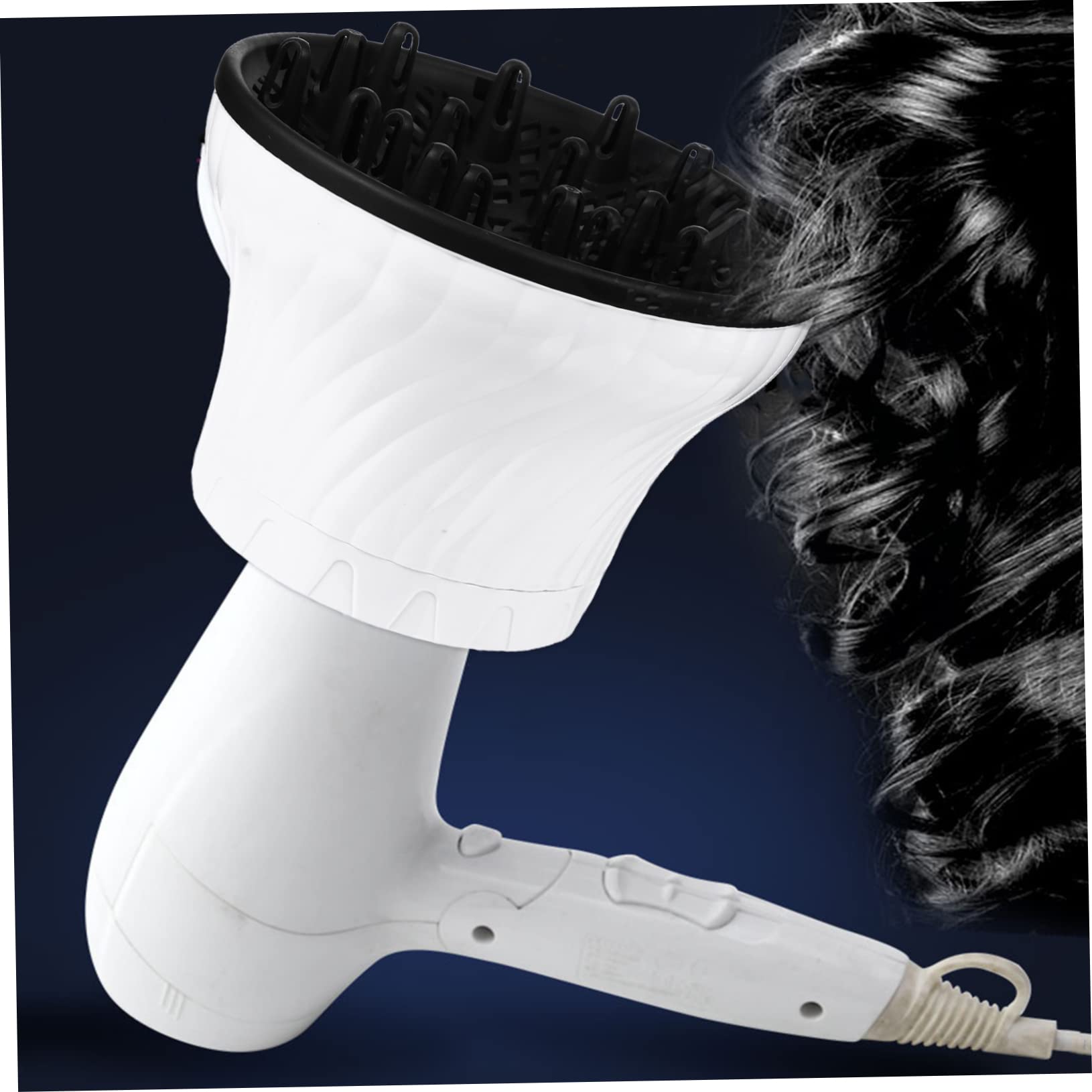 Healvian Diffusore Per Strumento Per Asciugacapelli Diffusore Per in Plastica Leggera Adattabile Per Asciugacapelli