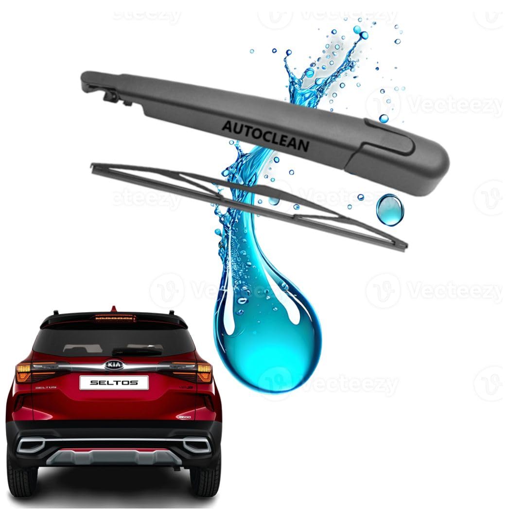 AutoClean Rear Wiper Arm Blade Set For Ki(a) Seltos (Windshield Washer Tablet Free)-image-37