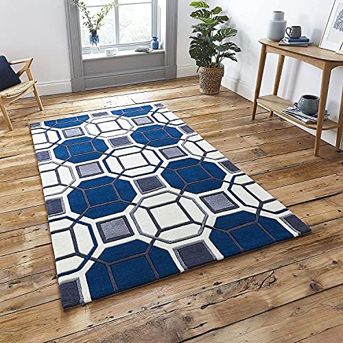 Image of Mordern Design Handmade Tufted Carpet Pure Woollen Export Quality Carpet for Living Room, Bedroom Hall [ Size 8 x 10, Color Multi A8 ]