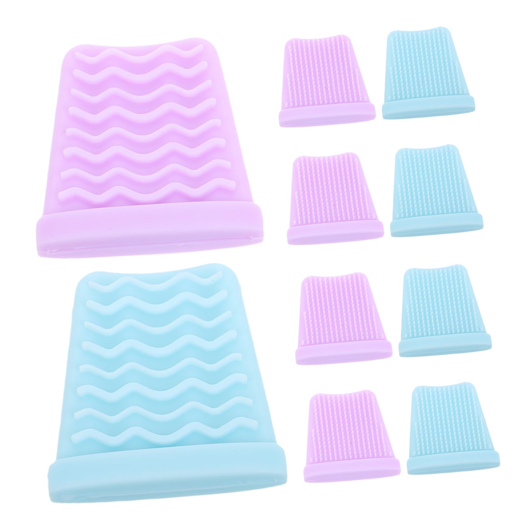 PLAFOPE 10pcs Blackhead Extractor Sleeve Tool Cover for Facial Cleansing Spatula Silicone Face Spatula Cover Pore Cleaner