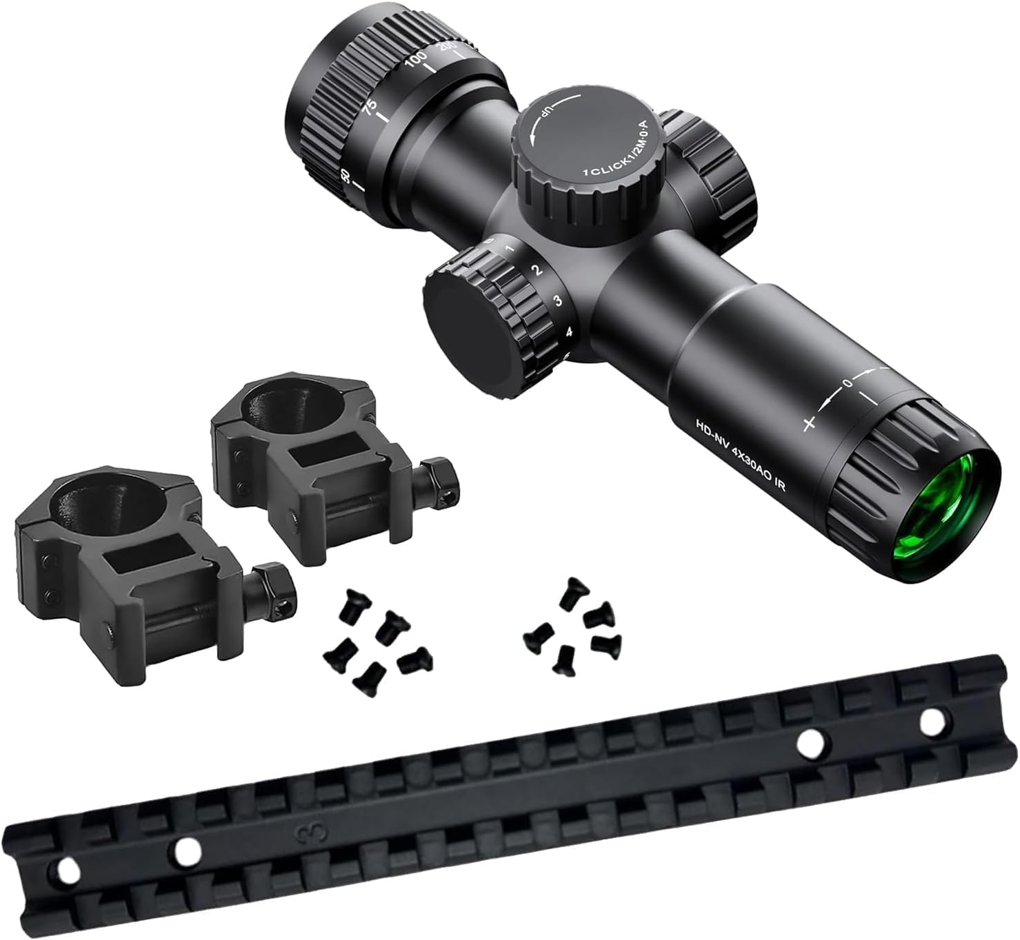 Gotical Picatinny Rail Mount for Savage Axis/Edge Rifles Mounting Hardware Included Allows for Picatinny or Weaver 5 PC of Each Size #6-48 Length 6mm/8mm
