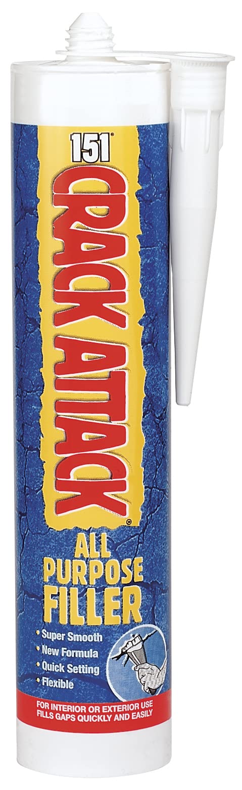 Glues & Fillers 10039 151 Crack Attack All Purpose Filler, White , 151 Grams , Pack of 1