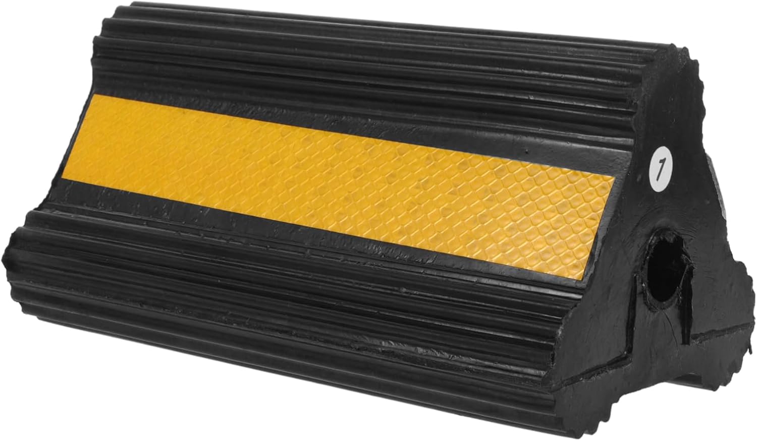 High-Visibility Car Wheel Chocks Sturdy Rubber Grip for Trailers Trucks