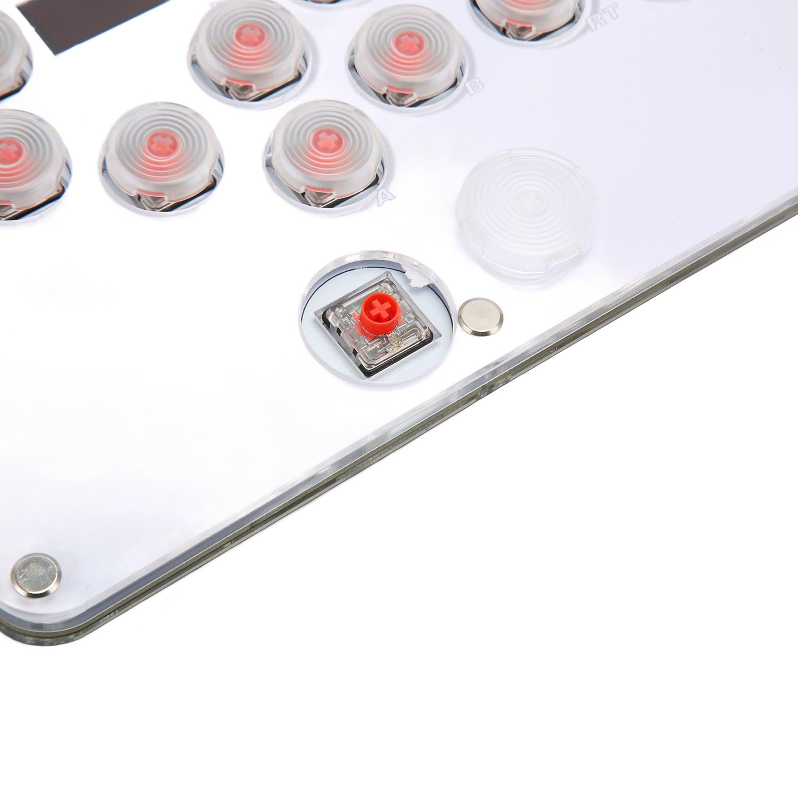 Xiuganpo Regulowane Tryby Czyszczenia Diody LED RGB SOCD Kontroler Drążka Bojowego dla Graczy Komputerowych Joystick Drążka Bojowego do Pudełka