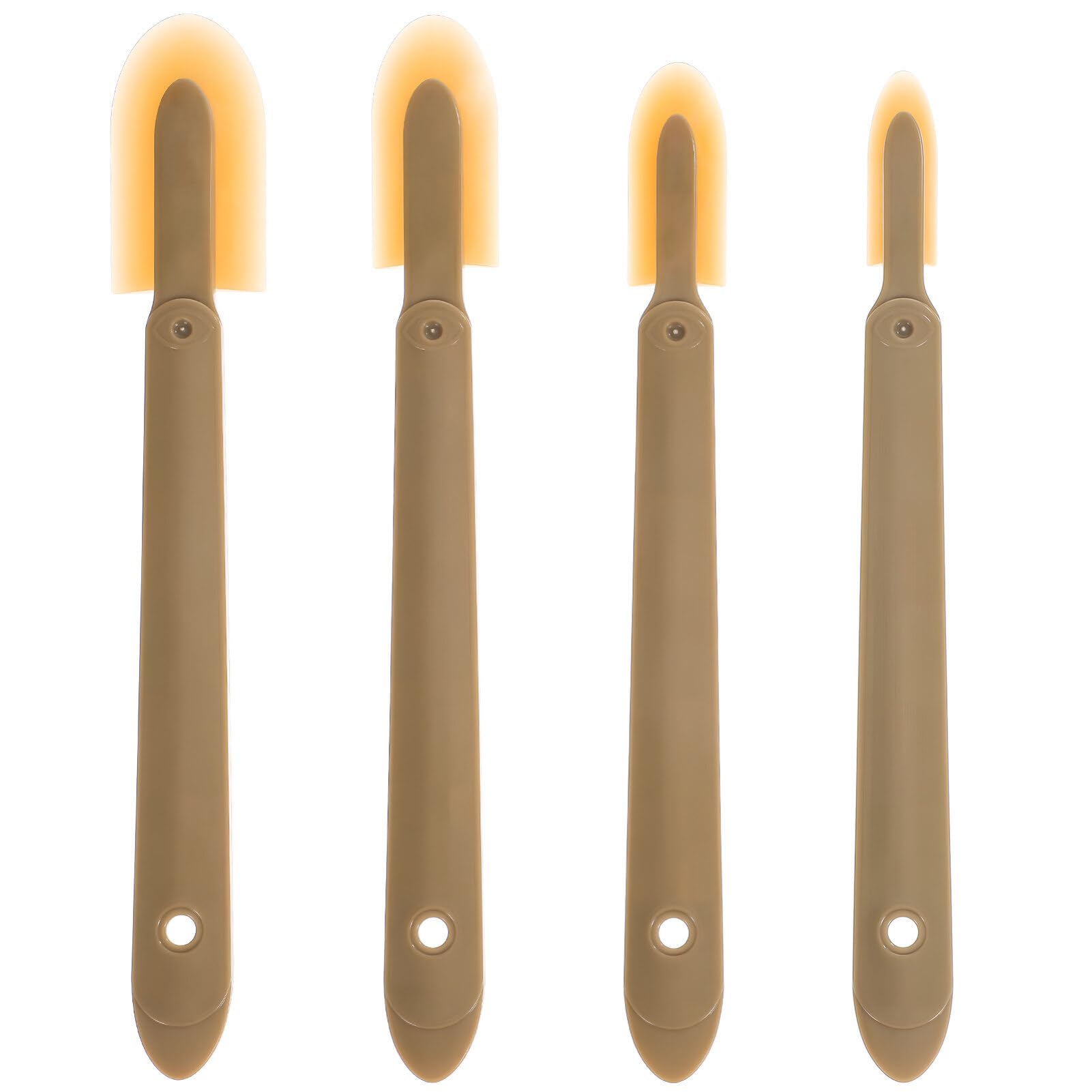 ARTIBETTER 4pcs Caulk Caulking Silicone Sealant Finishing Tool Premium Smooth Rubber Spatula Finisher Grout Sealer Applicator Tool 4 Size Set