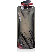 Collapsible Water Bottle - Compact & Reusable Silicone Travel Flask, 700ml Leak Proof Bottle | For Outdoor Sports, Camping, Hiking, Gym, Backpacking, Flexible, Space Saving Water Container
