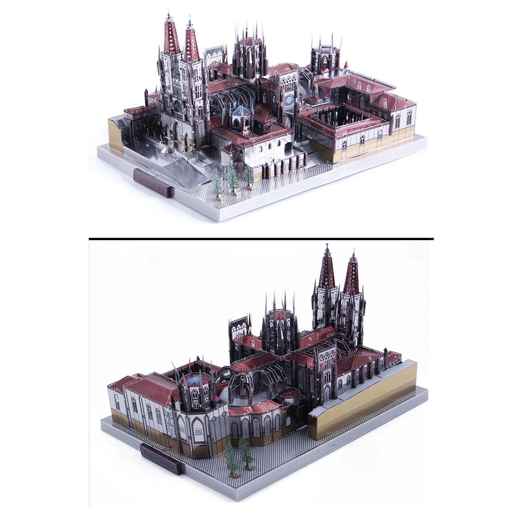 229 Pezzi 3D Metal Art Sculpture Model Assembly Kit - Cattedrale di Burgos