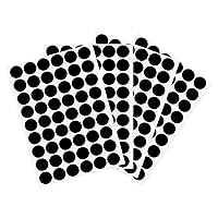 Vista 19 de uxcell 1 Hoja/140 Piezas de Pegatinas para Cubrir Agujeros de Tornillo, 12 mm de Diámetro, PVC Autoadhesivas, Tapas a Prueba de Polvo para Muebles