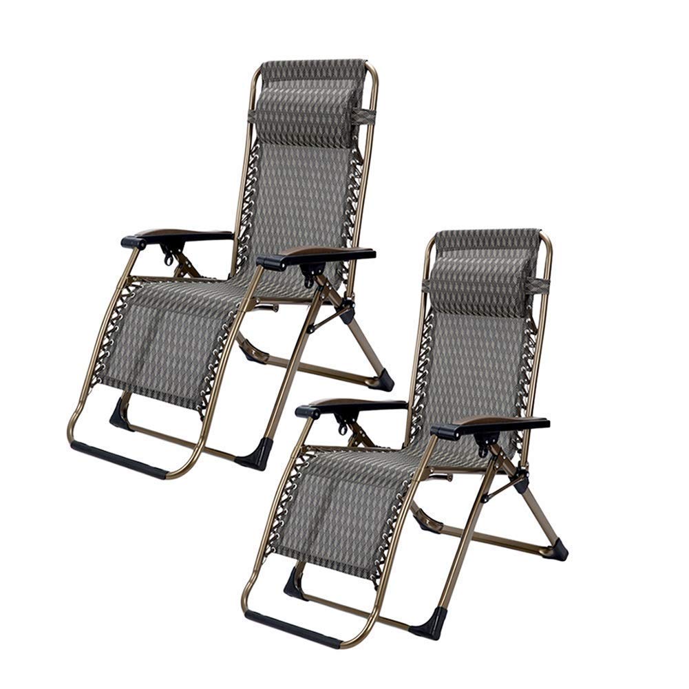 Chaise longue de jardin pliable lot de 2 fauteuils parfaits pour piscine et plage