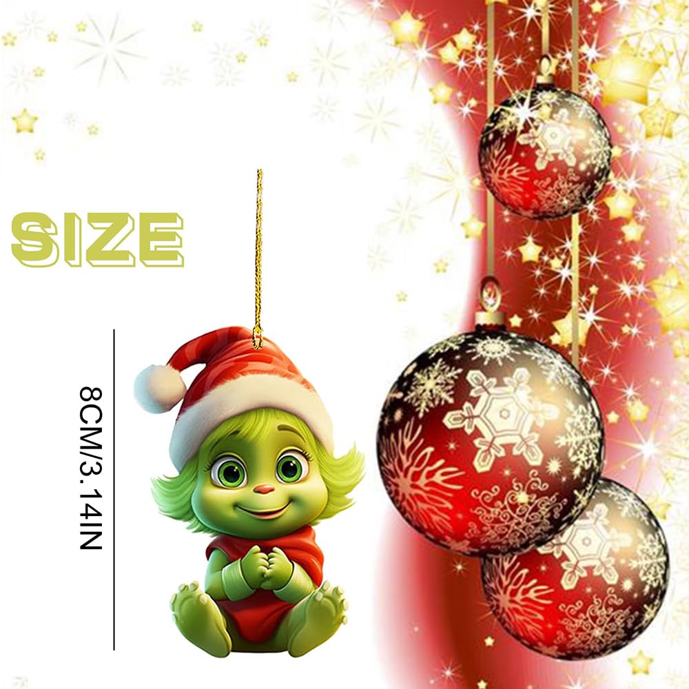 Sanjianke-fs Grinchs, Albero Con Testa Di Elfo, Braccia E Gambe, Decorazioni Creative Per Feste