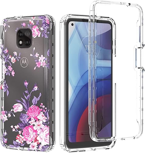 Miniatura 6 de Funda transparente para Moto G Power 2021 (no compatible con la versión 2020), funda transparente para Motorola G Power, TPU 360, cuerpo completo, a