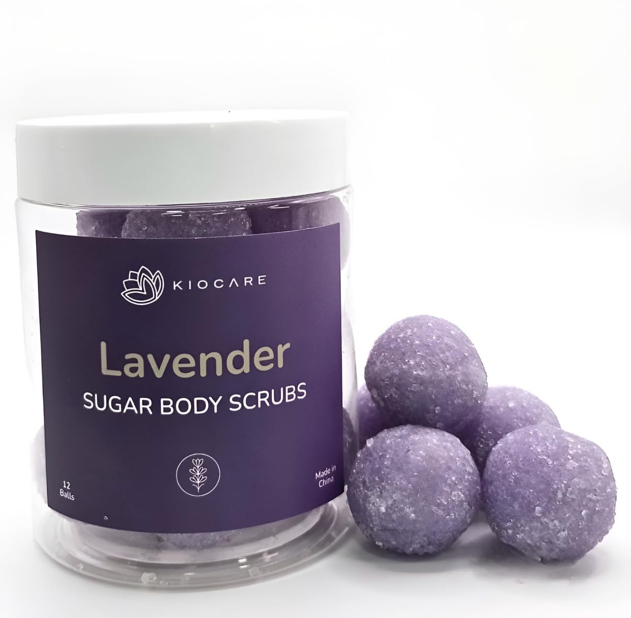 Body Exfoliator – Sugar Scrub Balls for Women, Face & Body Care, Exfoliating Scrub