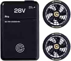 今年モデル　長信ジャパン ブラック　GB428 バッテリー ファン 28V 長信ジャパン 28V GB428 ブラック GB-POWER リチウムポリマー