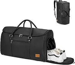 Bolsas de vestuário para viagem, bolsa de mão de mão, bolsa de viagem conversível para homens e mulheres, 4 em 1 para pendurar, mala de viagem, terno