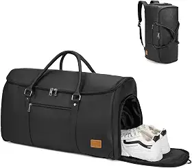 Bolsas de vestuário para viagem, bolsa de mão de mão, bolsa de viagem conversível para homens e mulheres, 4 em 1 para pendurar, mala de viagem, terno