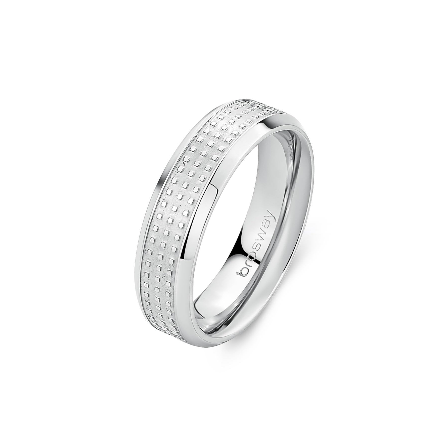 Brosway Anello Uomo, Anello A Fascia In Acciaio | Collezione Bullet - BUL66A-image