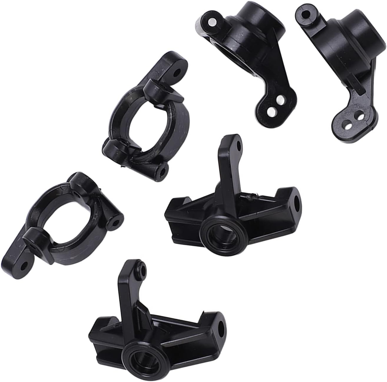 RiToEasysports RC Front Steering Knuckle, Plastic Steering Blocks Cup Rear Axle Carrier Rear C Blocks Steering Cup RC Parts and Accessories for 144001 1/14 RC Car