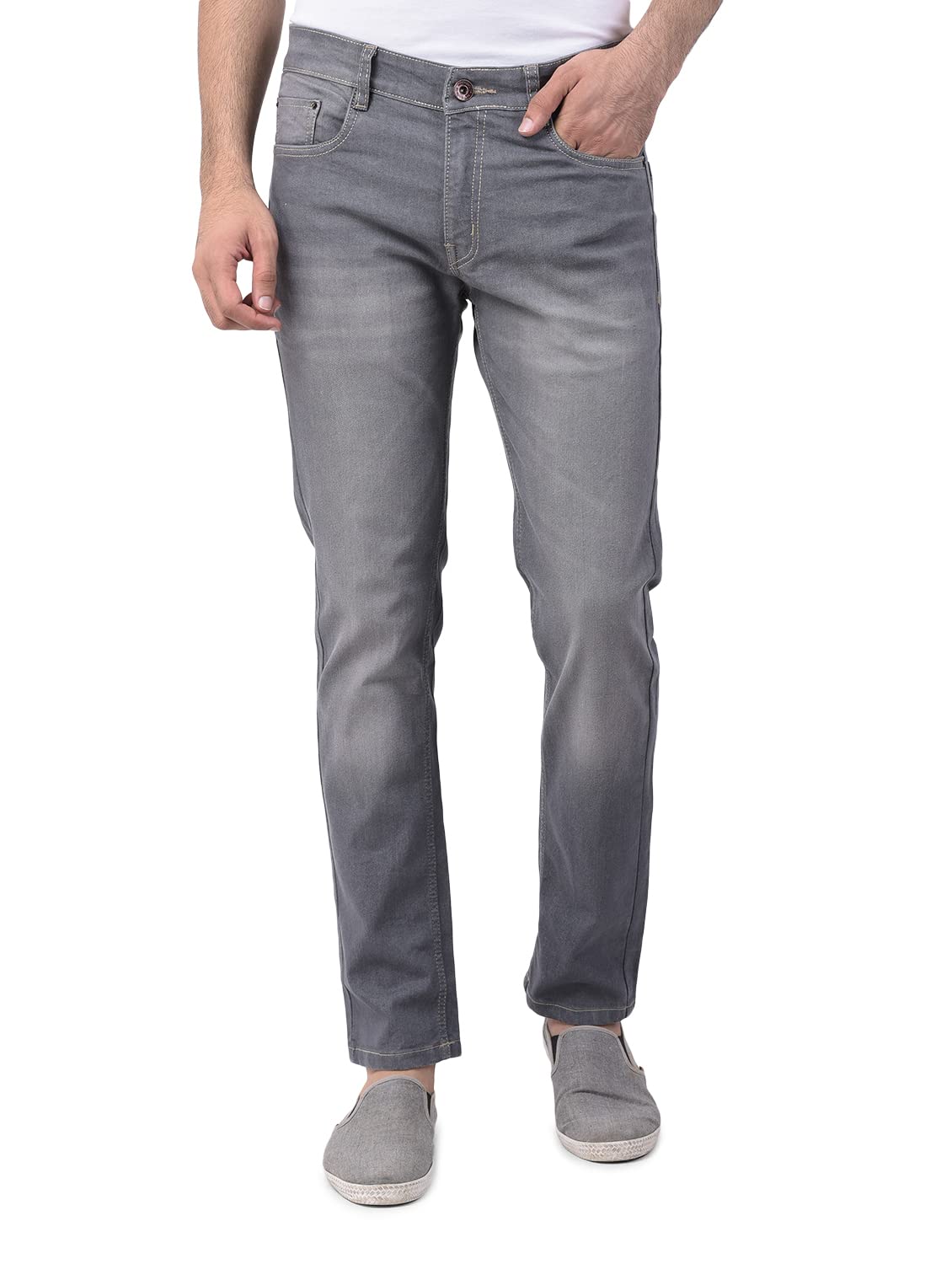 Ben Martin Men's Slim Fit Mid Rise Jeans