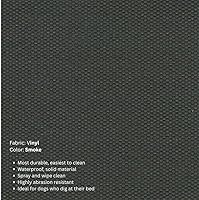 Vista 2 de Kuranda Chewproof Elevated Dog Bed - Silver Aluminum - 40" x 25" - Heavy Duty Vinyl - Smoke