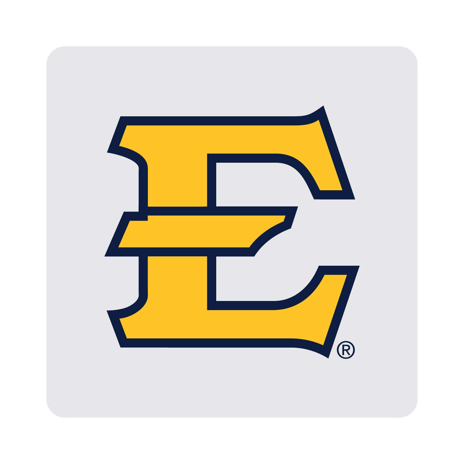 R and R Imports East Tennessee State University Acrylic Coaster 8-Pack Officially Licensed Collegiate Product