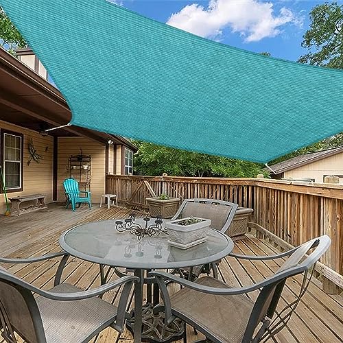 16x20rectanglesunshadesailscanopyuvblockforpatiodeckpergolayardlawnoutdooractivitiesturquoise  Urban Country Home Decor 16 x 20 rectangle sun shade sails canopy uv block for patio deck pergola yard lawn outdoor activities turquoise  urban country home decor