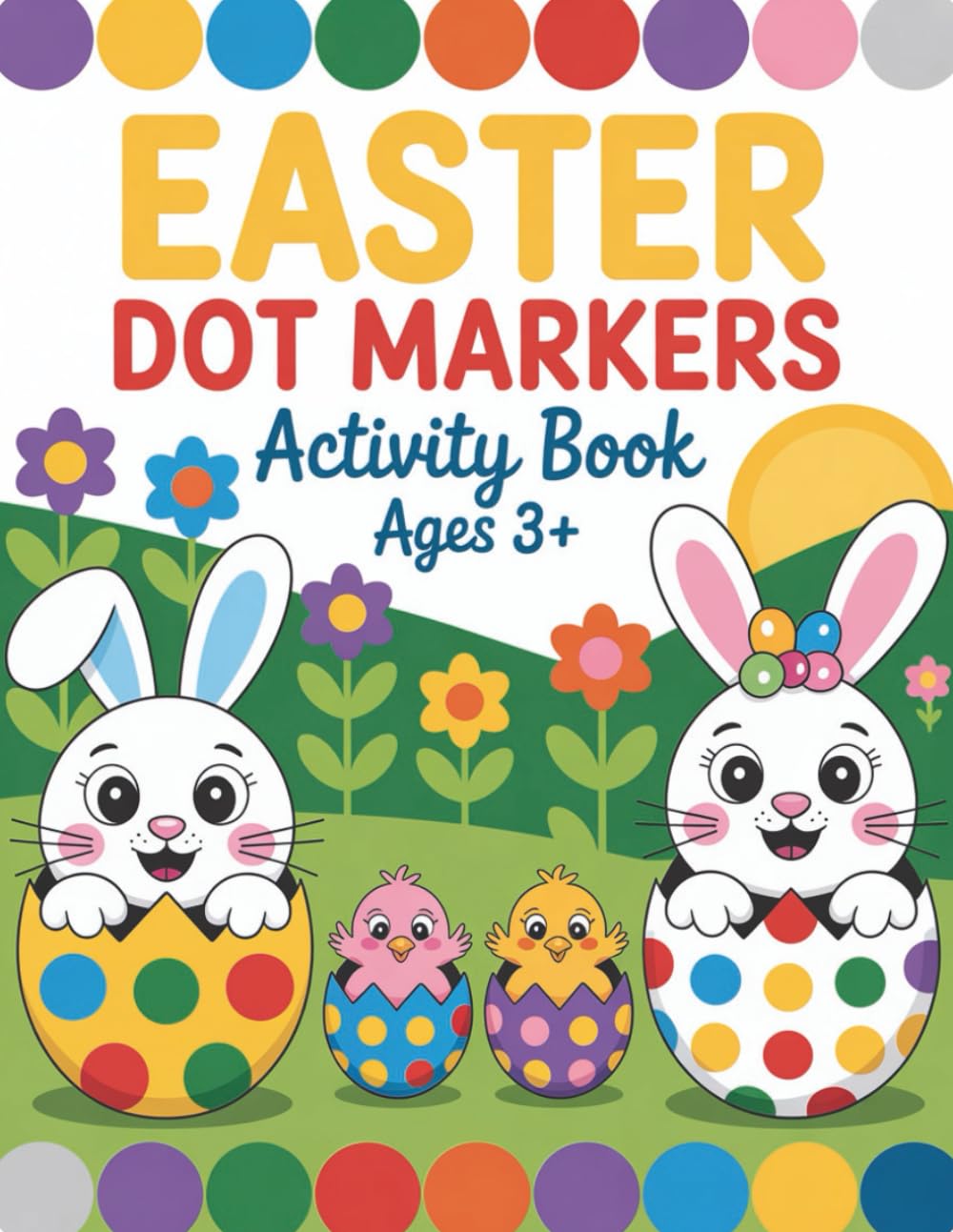 Easter Dot Markers Activity Book: Big and Simple Dot Art Activities for Easter Fun