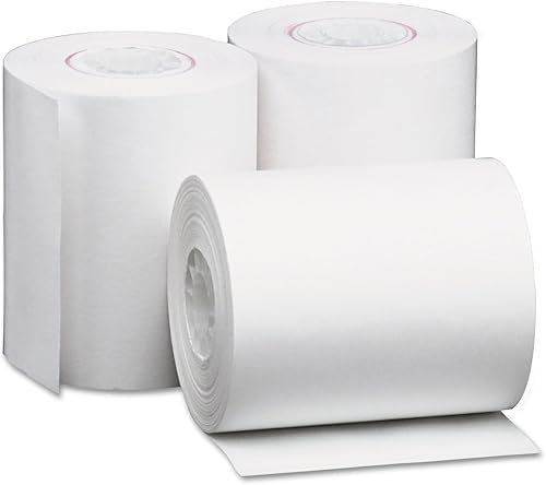 Universal Rollos de papel de impresión térmica directa, 2.25 "x 80 pies, blanco, 50/cartón