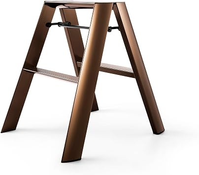 Hasegawa Ladders Lucano Step Stool Premium Edition 2 Step Bronze